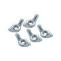 GIBRALTAR Wing Nut Lightweight Steel 5 Pack  SC-13E   	GI854214