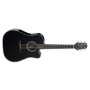 TAKAMINE Electro-acoustic Dreadnought Guitar with Cutaway  GD34CEBLK