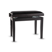 PVX Piano Bench - Rosewood Matt / Black Velour Seat  PVX040