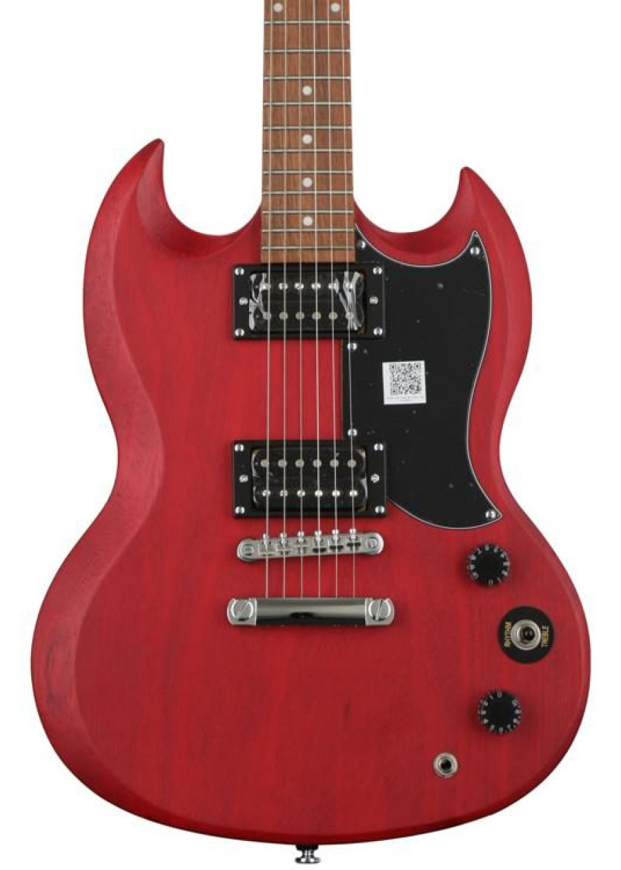 【11181】 EPIPHONE SG Special Red SG-Guitar Epiphone SG Special P-90 Cherry Red EISPCHRNH1 Promusic.az